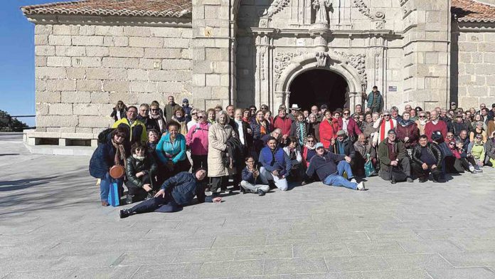 Marcha solidaria organizada por el arciprestazgo Abades-Villacastín en años anteriores / E.A.