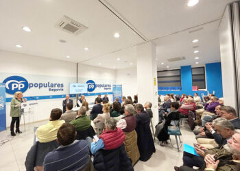 Jornada sobre sanidad en la sede del PP en Segovia. / E.A.