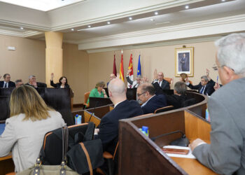 Votación en el Pleno de la Diputación de Segovia, correspondiente al mes de marzo. / DIPUTACIÓN