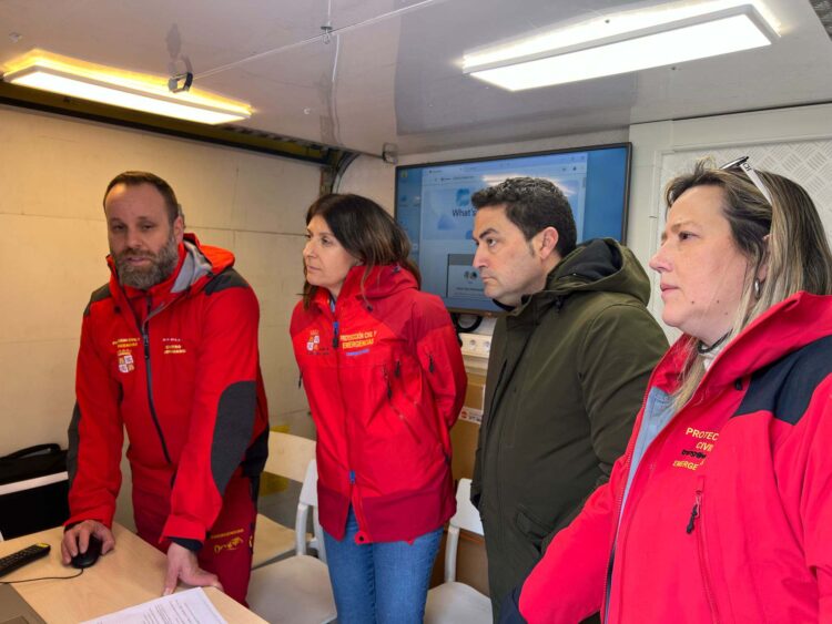 Las autoridades han seguido la prueba con interés.