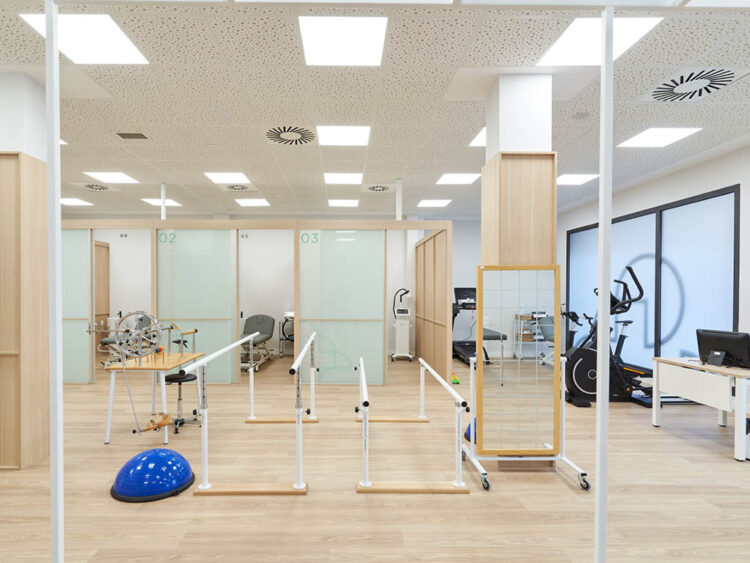Nuevo centro de rehabilitación y fisioterapia de Recoletas.