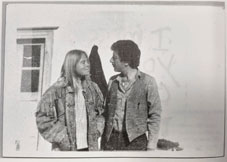Marianne Ihlen junto a Leonard Cohen.