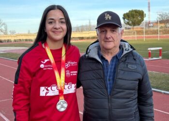 Victoria Briso tras un entrenamiento./CAS-CIUDAD DE SEGOVIA