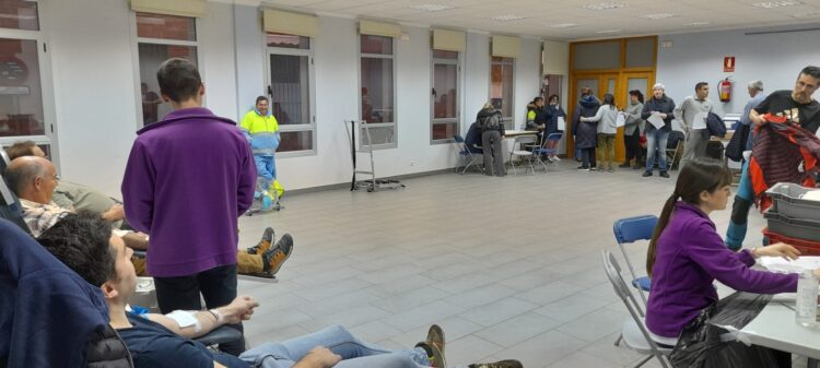Hasta 40 donaciones de sangre en Cantimpalos 1 campaña de donacion de sangre llevada a cabo en el centro multiuso de Cantimpalos/LOURDES MATARRANZ
