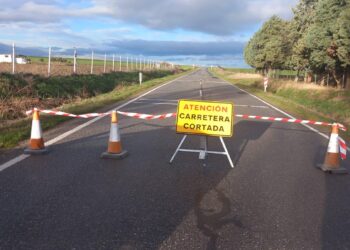 Carretera cortada / DIPUTACIÓN DE SEGOVIA