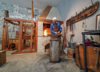 La herrería de Elías de Andrés en la Casa de la Moneda.