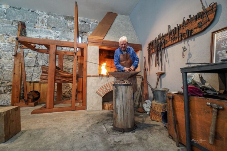 La herrería de Elías de Andrés en la Casa de la Moneda.