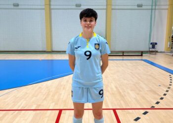 Miriam Esteban durante una convocatoria con la Selección española./E.A