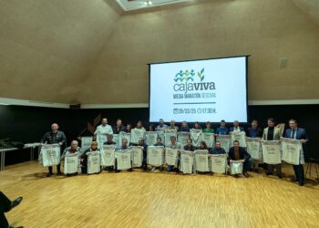 Presentación de la Media Maratón Cajaviva Segovia celebrada en el Campus María Zambrano de la UVA./FUND.CAJA RURAL