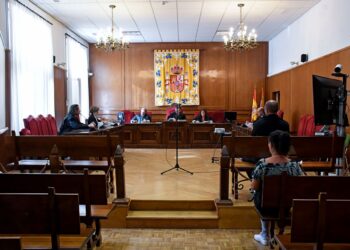 Los magistrados de la Audiencia Provincial de Segovia, en un juicio anterior./ EFE