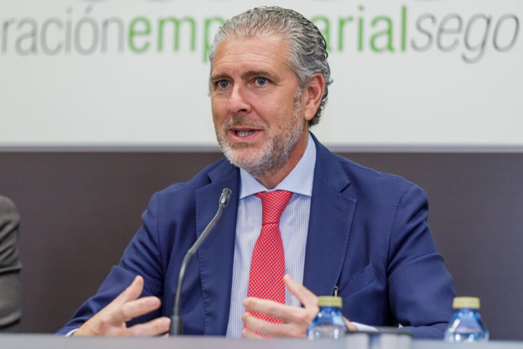 Las empresas segovianas se preparan para las posibles consecuencias de la subida de aranceles en EEUU 2 Andrés Ortega, presidente de la Federación Empresarial Segoviana.