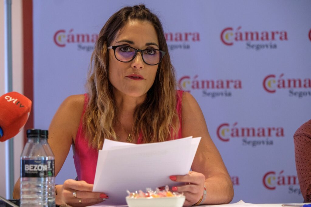 Las empresas segovianas se preparan para las posibles consecuencias de la subida de aranceles en EEUU 3 María José Tapia, presidenta de la Cámara de Comercio de Segovia (FOTO KAMARERO)