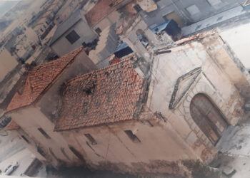 Ermita del Cristo del Mercado en la década de los setenta del siglo XX. Obispado de Segovia. Patrimonio.