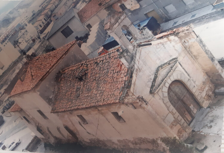 Ermita del Cristo del Mercado en la década de los setenta del siglo XX. Obispado de Segovia. Patrimonio.
