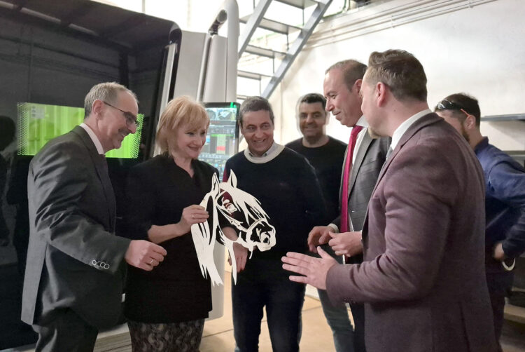 La Consejera de Industria visita en Mayorga (Valladolid) una empresa receptora de estas ayudas en la anterior convocatoria.