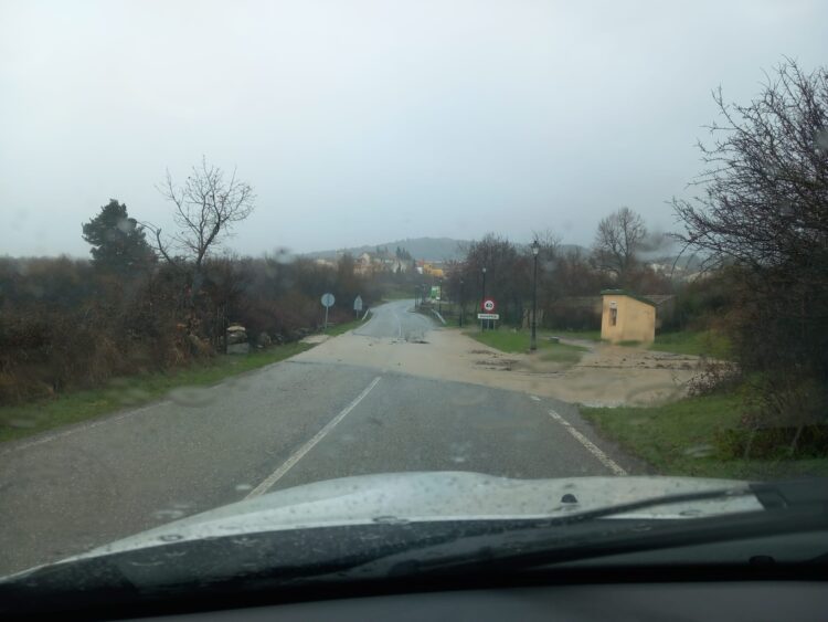 Corte de algunas carreteras de la provincia tras las borrascas de marzo / DIPUTACIÓN