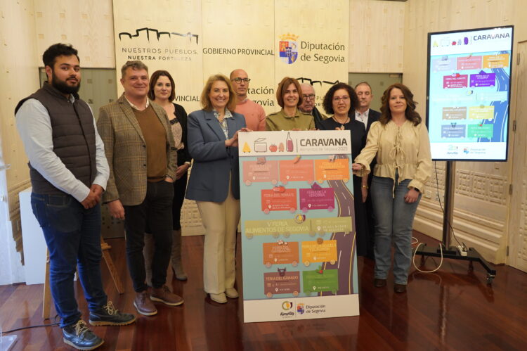 La Caravana de Alimentos de Segovia 2025 comenzará este sábado en Sangarcía 1 Presentación de la Caravana de Alimentos de Segovia 2025 / DIPUTACIÓN DE SEGOVIA