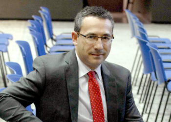 El magistrado hace unos años/J. MARTÍNEZ