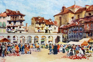 9 W W Collins Plaza mayor Segovia 1909