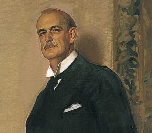 Retrato al óleo de 1926, de Archer Milton Huntington por José María López Mezquita, conservado en The Hispanic Society of America, en Nueva York.