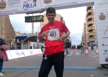 Francisco Maderuelo durante la cita en Aranda de Duero./CAS