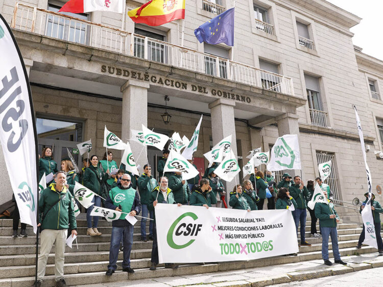 CSIF se manifiesta en Segovia. / NACHO VALVERDE - ICAL