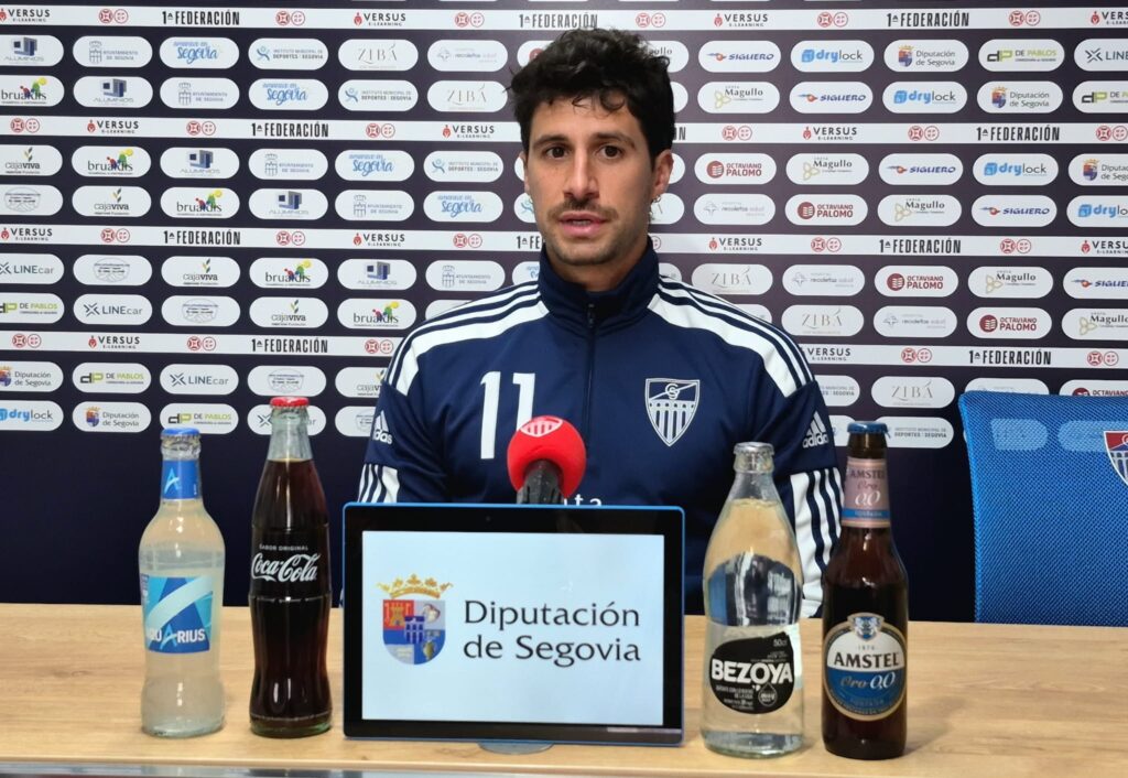 Pedro Astray, jugador de la Gimnástica Segoviana.