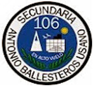 Escudo Escuela Secundaria en homenaje a Antonio Ballesteros en Ciudad de Mexico 1
