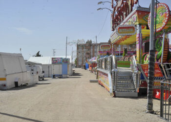 Recinto ferial en La Albuera. / KAMARERO