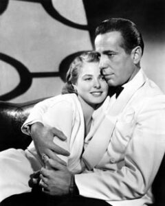 Ingrid Bergman y Humphrey Bogart.