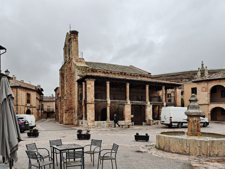 Foto de archivo. Plaza Mayor de Ayllón / E.A.