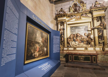 La capilla de La Piedad de la Catedral de Segovia abre sus puertas a la exposición de la obra del taller de Rubens 'Paisaje con San Jorge y el dragón'. / CATEDRAL