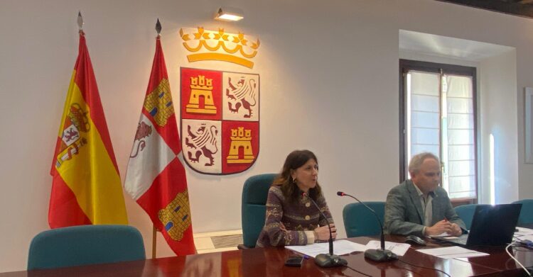 La Junta destinará 1,8 millones de euros para mejorar los servicios públicos de la provincia 1 La delegada territorial de la Junta presenta los Fondos de Cohesión Territorial / JCYL