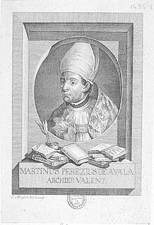 Martín Pérez de Ayala, obispo de Segovia.