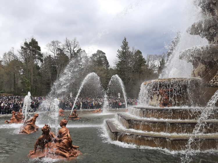 El Palacio Real de La Granja inaugura la temporada de las fuentes el Jueves Santo 1 Foto de archivo. Encendido de las fuentes / PATRIMONIO NACIONAL