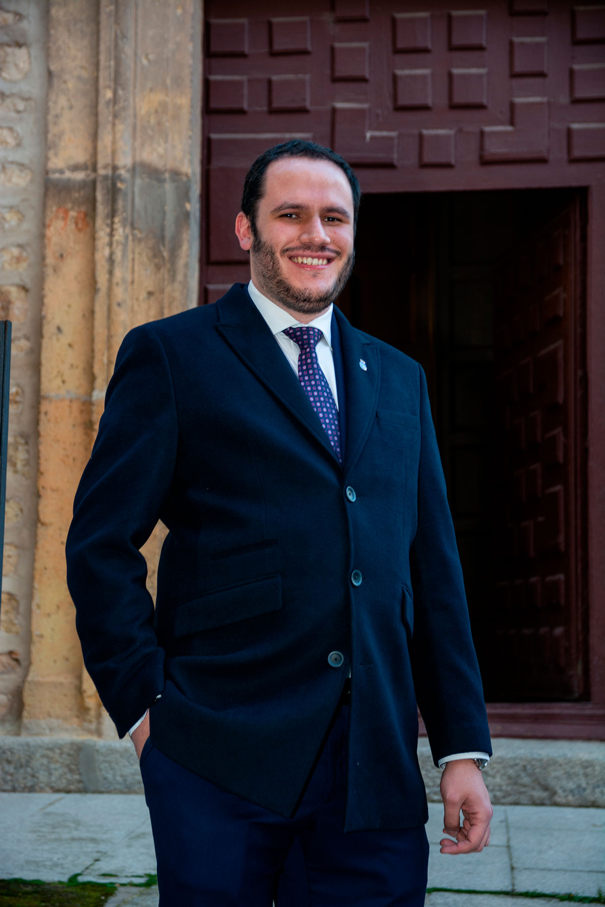 Víctor García, presidente de la Junta de Cofradías de Segovia.
