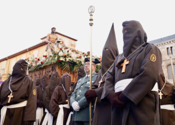 Procesión del Perdón en León. / Campillo
