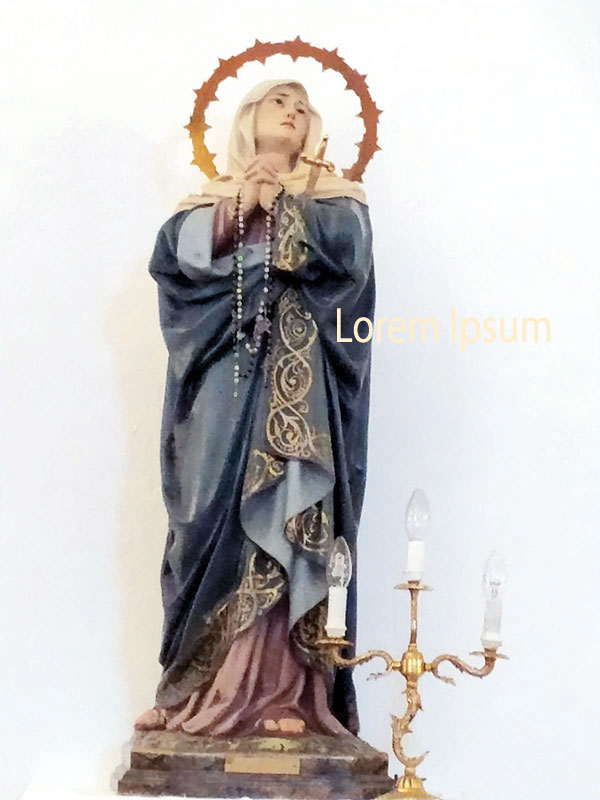 Cultura y tradición en la programación de Semana Santa de Ortigosa del Monte 1 Imagen venerada por la localidad segoviana.