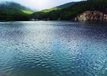 Foto de archivo. Vista de la presa de El Tejo de El Espinar / E.A.