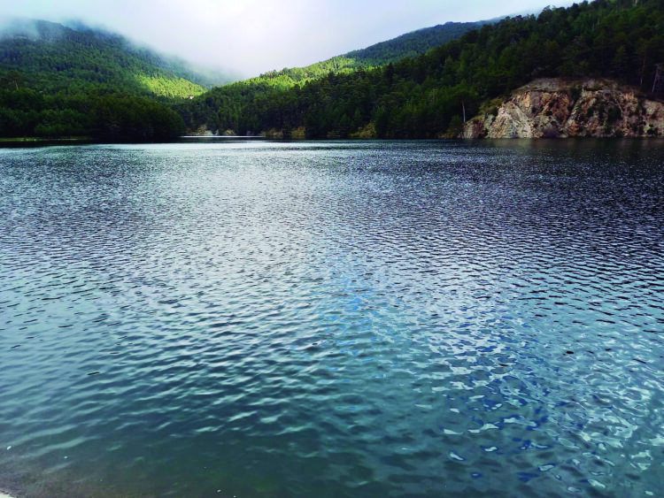 Foto de archivo. Vista de la presa de El Tejo de El Espinar / E.A.