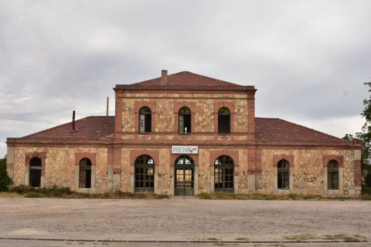 Foto de archivo. Estación de tren de Ortigosa de Pestaño / E.A.