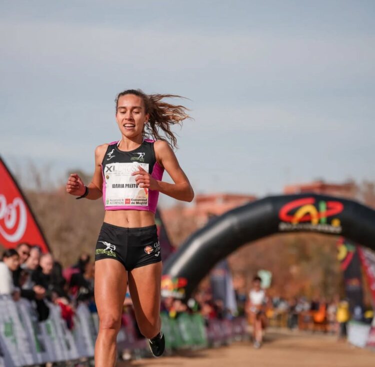 Medalla de bronce para Idaira Prieto en la XLI Milla Urbana de Aranda 1 Idaira Prieto durante su participación en el Cross de Alcobendas./E.A.
