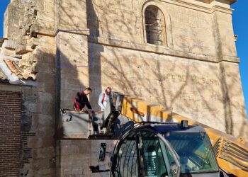 Puesta en uso del reloj de sol de Cobos de Segovia / E.A.