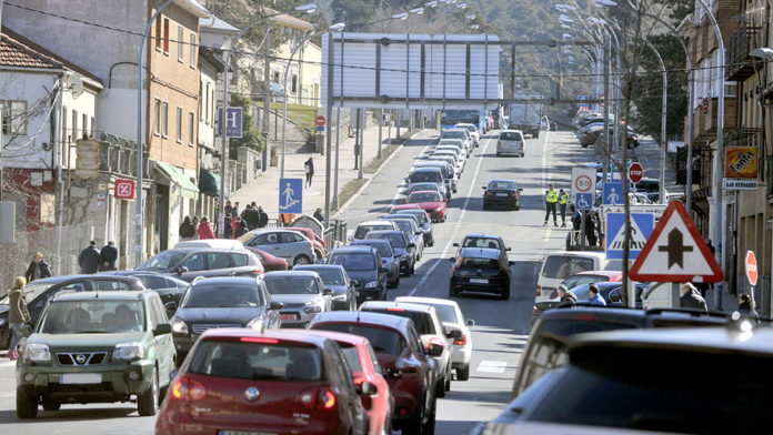 Transportes inicia las obras para reducir el ruido en la travesía de la N-6 en San Rafael 1 Foto de archivo. Travesía de San Rafael / E.A.