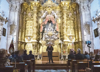 Pregón inaugural en la Capilla del Santísimo de la S.I. Catedral el pasado sábado.