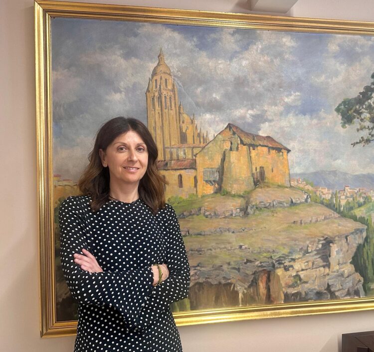 “Resulta abrumadora la responsabilidad cuando no sabes qué está ocurriendo y no puedes comunicarte” 1 Raquel Alonso, en la Delegación Territorial de la Junta de Castilla y León. / JCYL