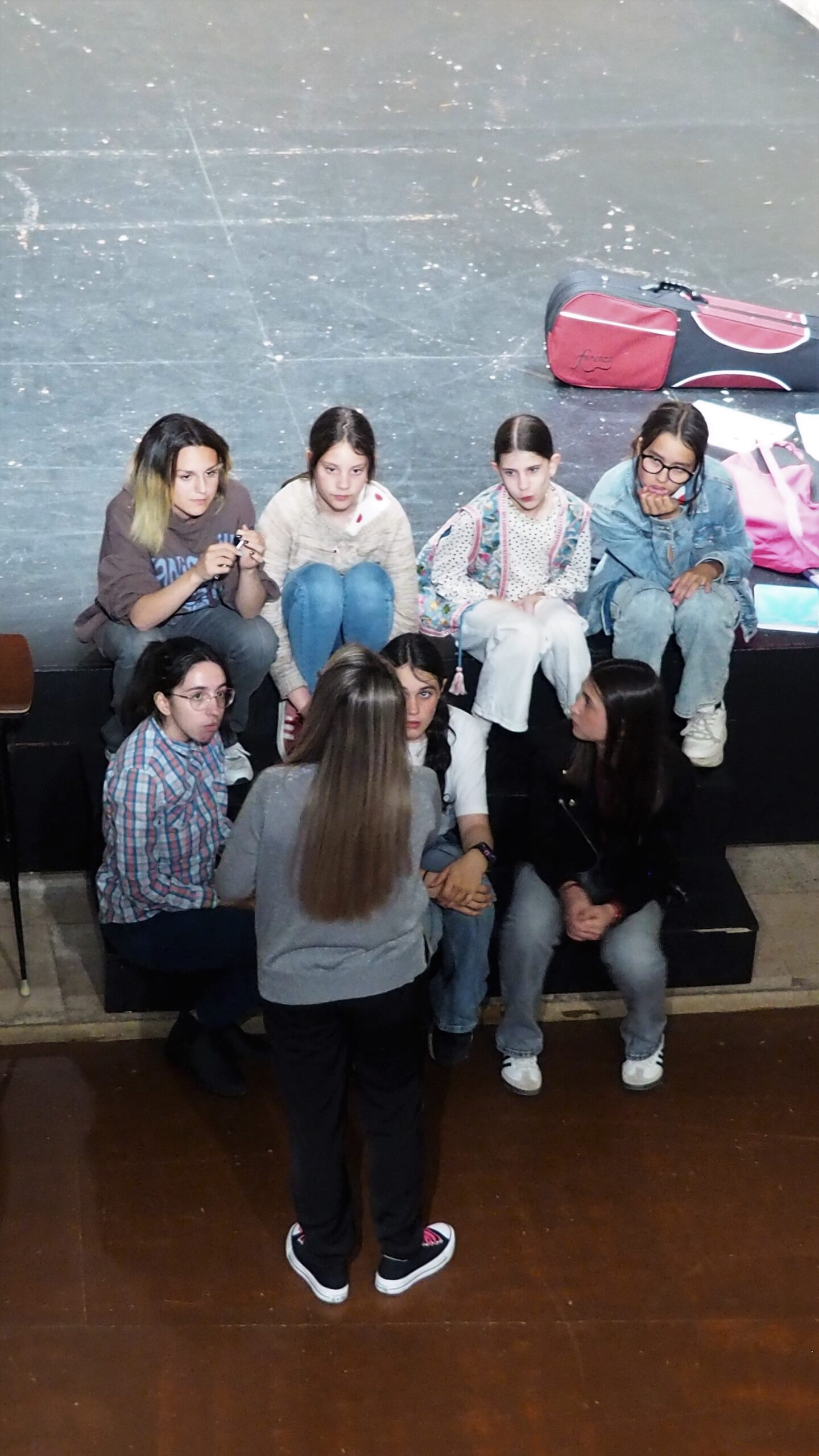 Representación final de los alumnos del seminario de formación teatral. 10 01 Seminario de teatro David Castillo scaled