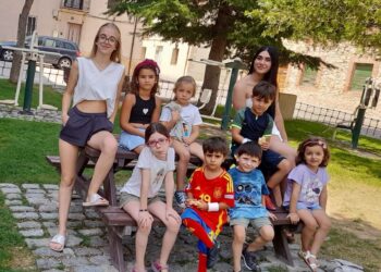 Campamento de Noelia Lorente y Andrea Otero.