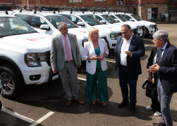 Presentación de los vehículos destinados a la provincia de León. / Peio García