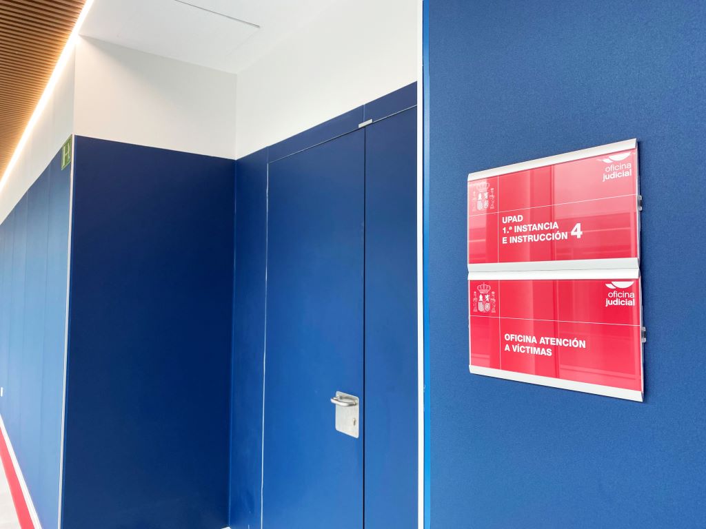 El número de denuncias por violencia de género en Segovia superó las 400 en 2024 2 Sala de los Juzgados de Segovia. / A.M.